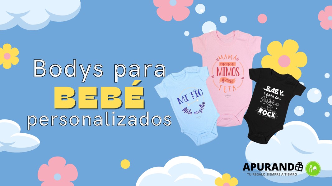 Bodys para bebé personalizados, originales y cómodos