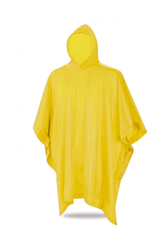 188-POAY Poncho de agua de PVC. Color Amarillo