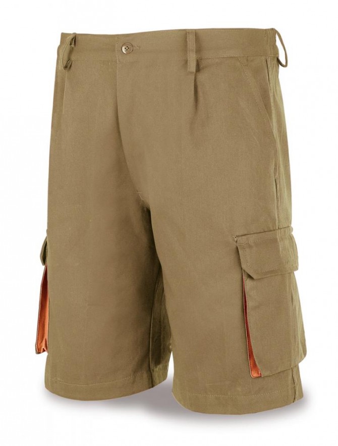 488-SM Top BERMUDAS ALGODON 1ª BEIGE