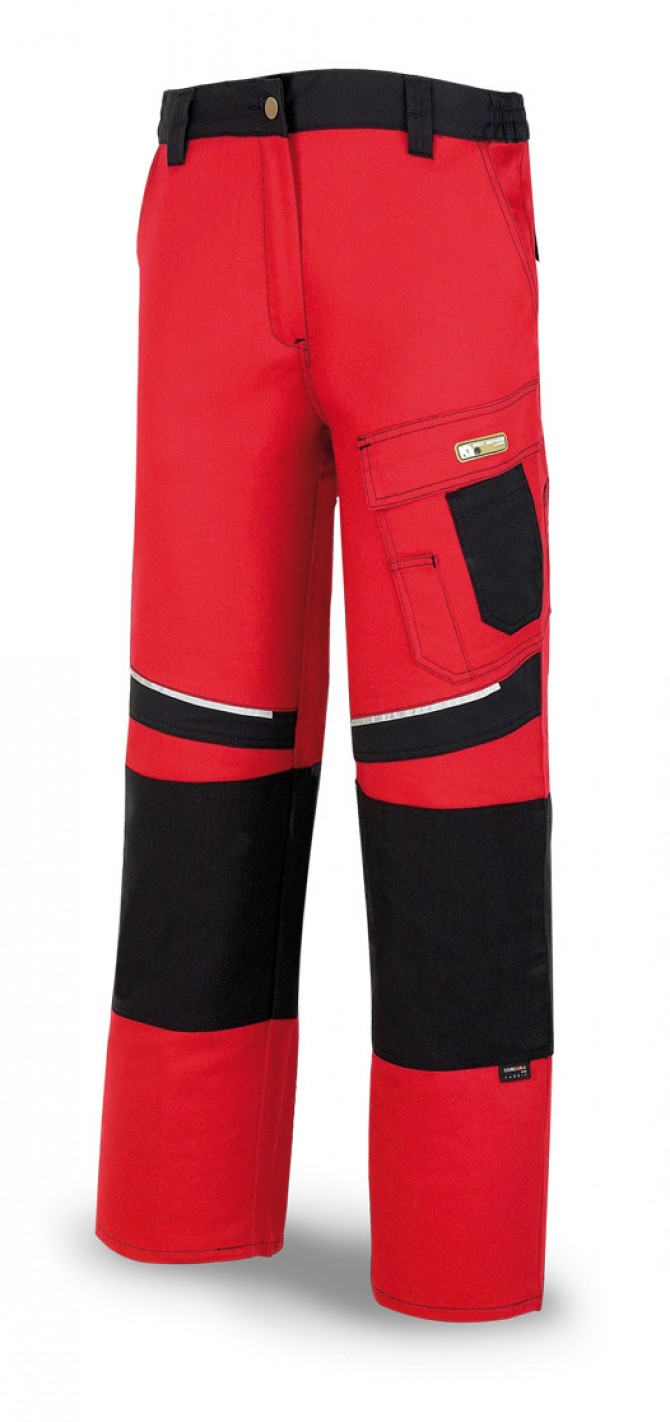 588-PRN PANTALON ROJO/NEGRO PRO