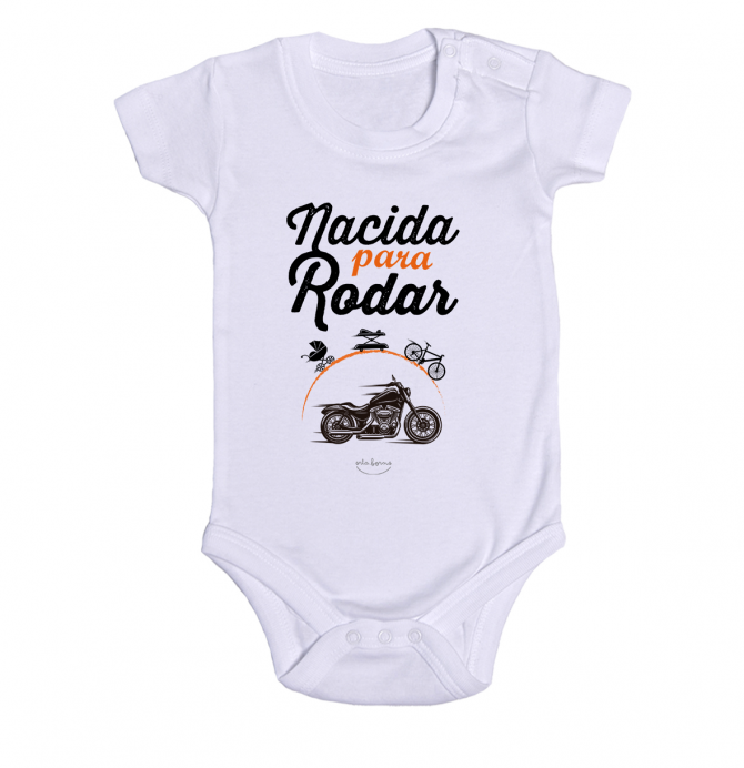 Body bebé "Nacida para rodar"