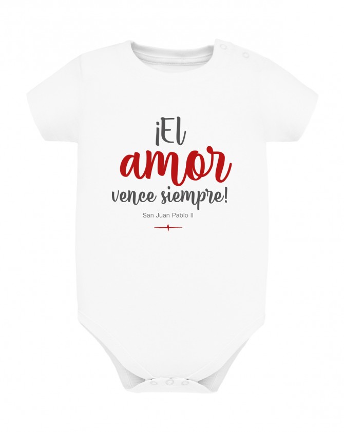 Body manga corta AMOR