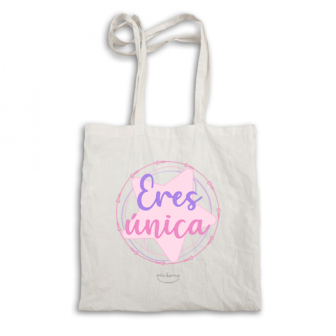 Bolsa tote bag "Eres única"