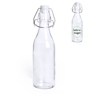 Botella de vidrio clásica 1L personalizada
