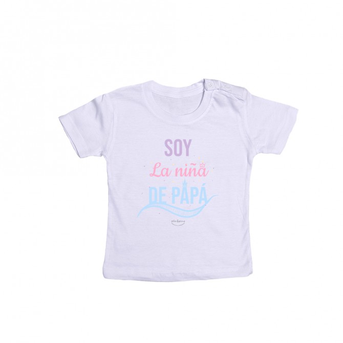 Camiseta bebé "Soy la niña de papá"