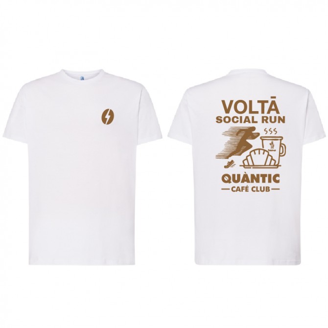 Camiseta blanca Voltá Social Run