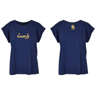 Camiseta mujer BY021 light navy Almoravids dorat