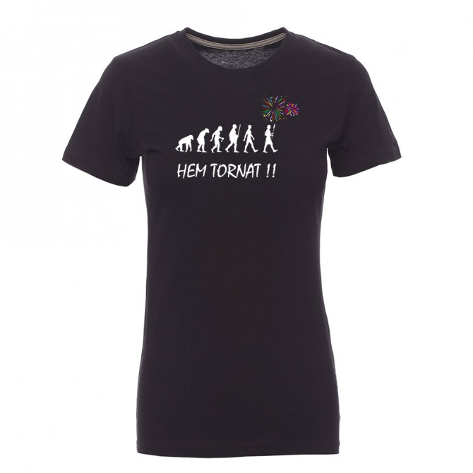 Camiseta mujer "Evolución. Hem tornat!"