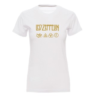 Camiseta mujer "Logos Led Zeppelin"