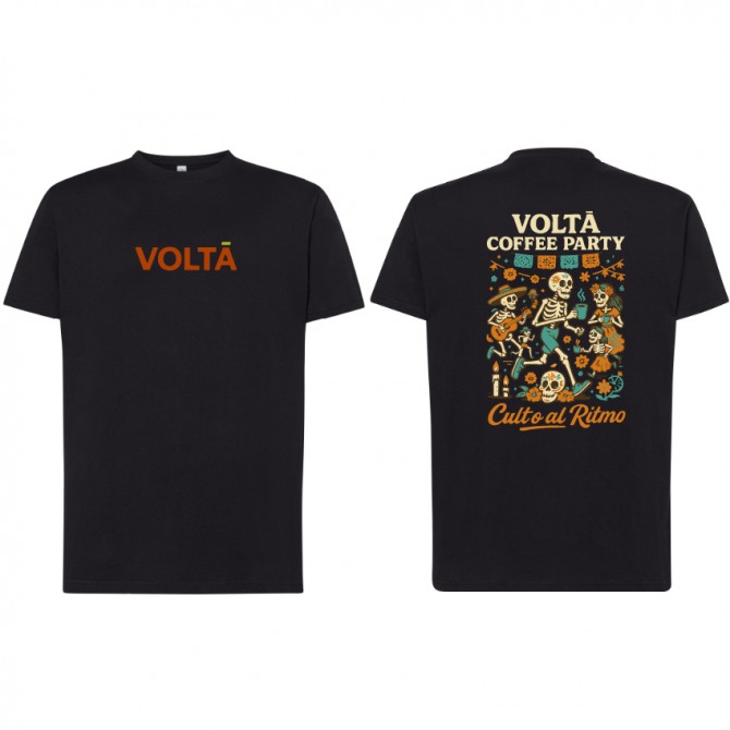 Camiseta negra culto al ritmo