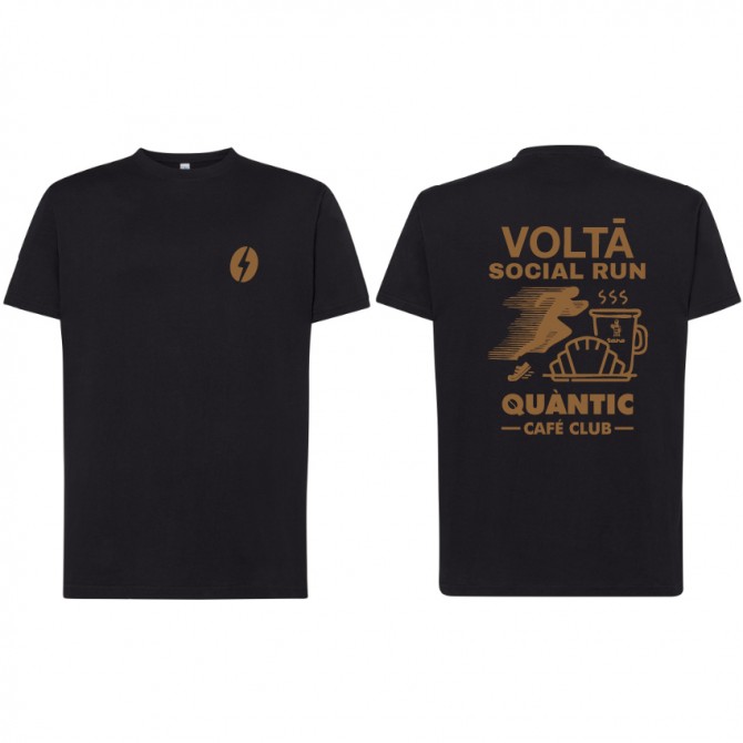 Camiseta negra Voltá Social Run