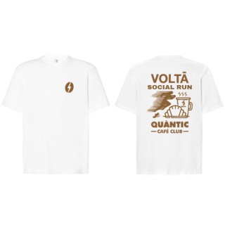 Camiseta oversize blanca Voltá Social Run