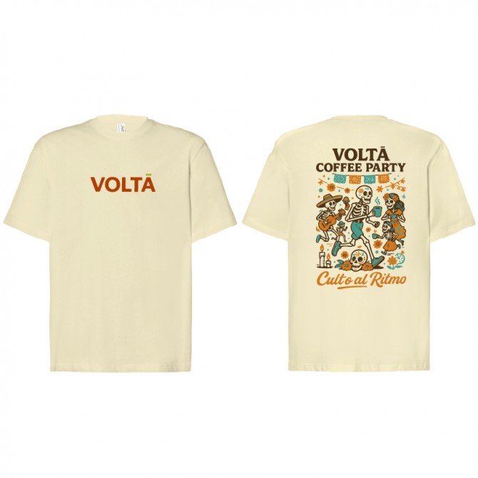 Camiseta oversize BT buttercream culto al ritmo