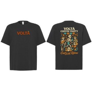 Camiseta oversize negra culto al ritmo