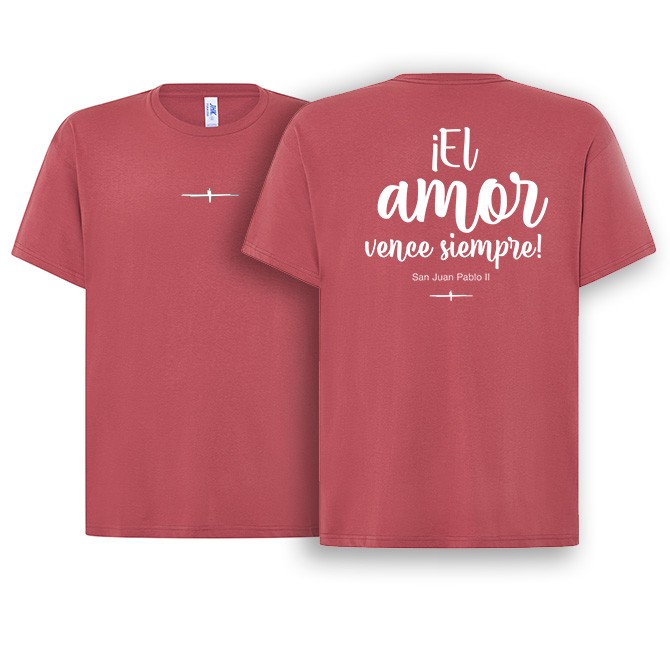 Camiseta unisex ancient pink AMOR