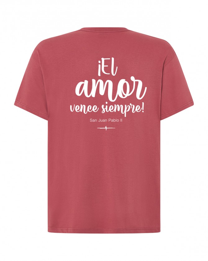 Camiseta unisex ancient pink AMOR