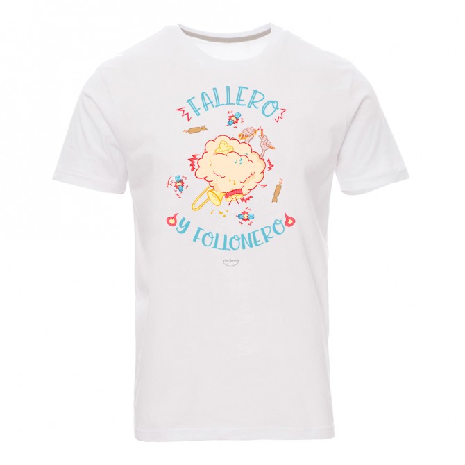Camiseta unisex "Fallero y follonero"