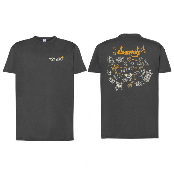 Camiseta unisex GF JHK Almor&agrave;vids 2025 "PURO MORO"