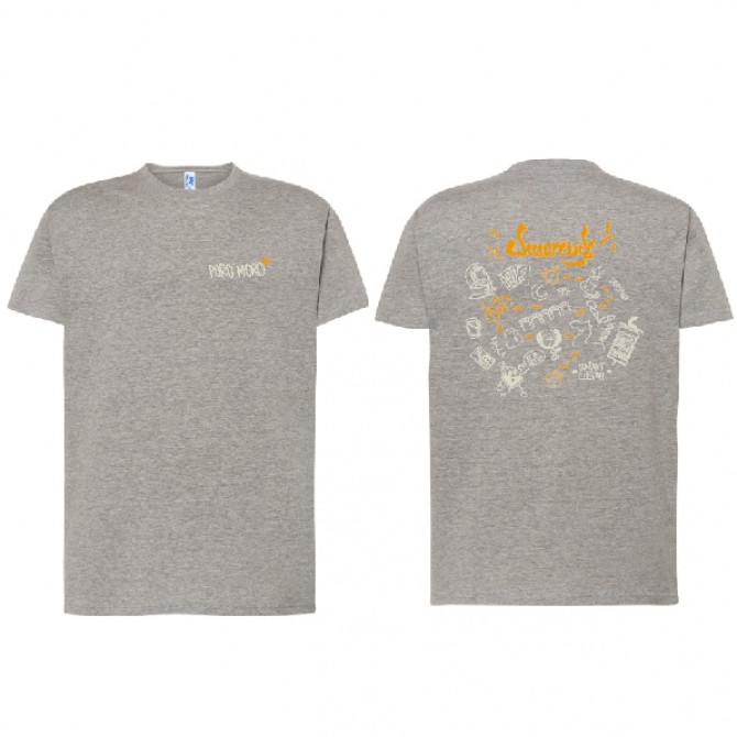 Camiseta unisex GM JHK Almor&agrave;vids 2025 "PURO MORO"