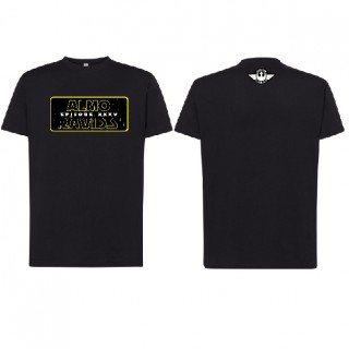 Camiseta unisex negra JHK Almor&agrave;vids "Star Wars"