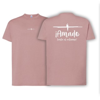 Camiseta unisex pink vintage AMADO
