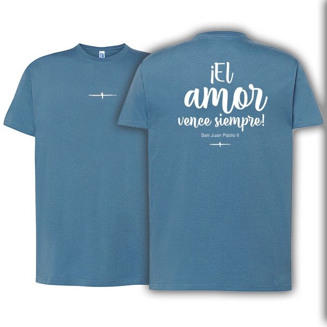 Camiseta unisex steal blue AMOR