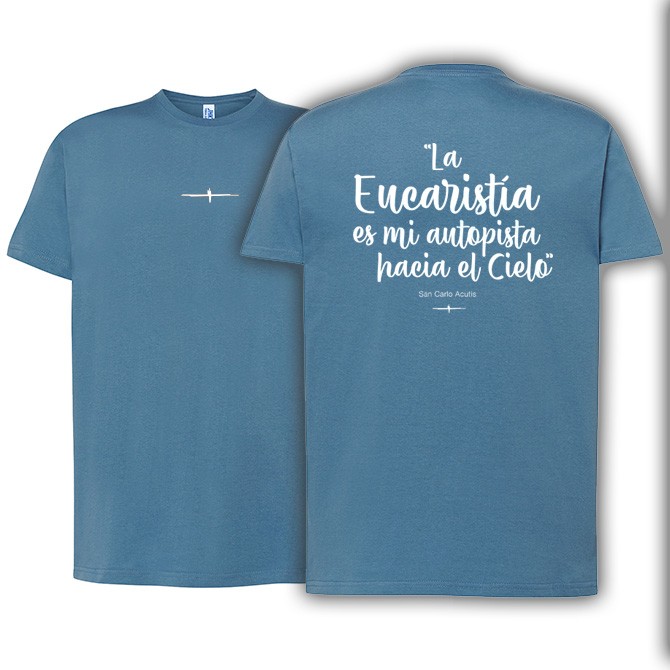 Camiseta unisex steal blue EUCARISTIA