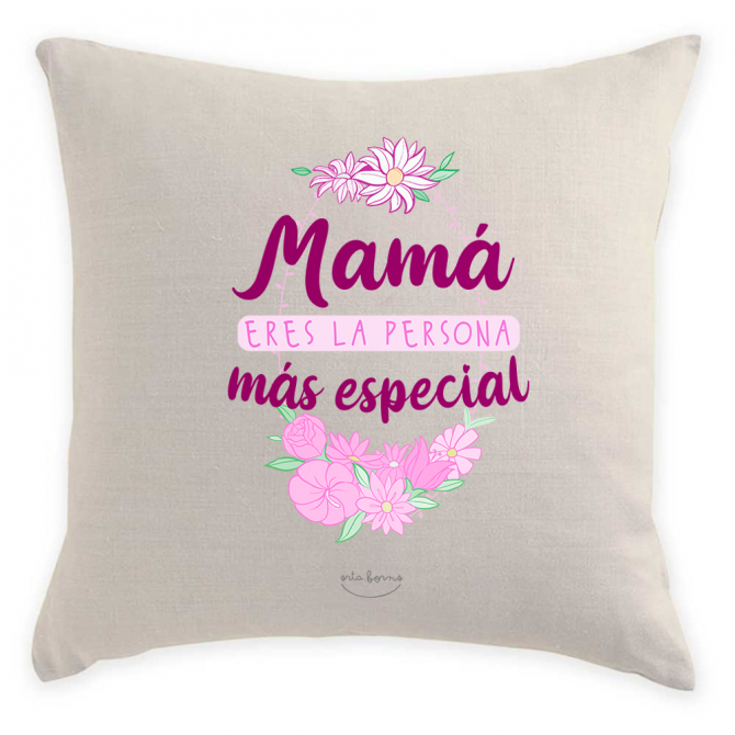 Cojín "Mamá eres la persona más especial"