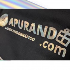 DTF LASER SILVER HOLOGRÁFICO por metros 57x50cm