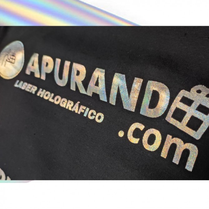 DTF LASER SILVER HOLOGRÁFICO por metros 57x50cm