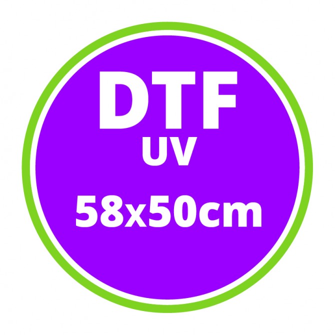 DTF UV por metros 58x50cm