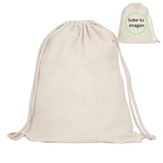 Mochila-saco de tela personalizada
