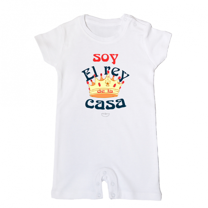 Mono bebé "Soy el rey de la casa"