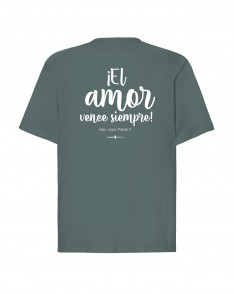 Oversize teal AMOR