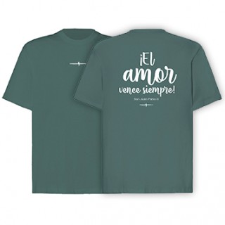 Oversize teal AMOR