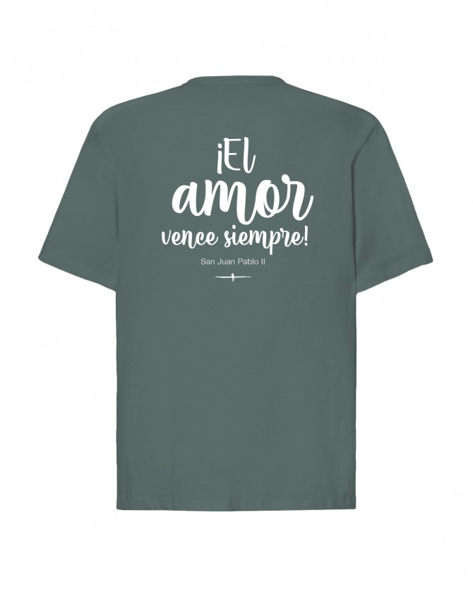Oversize teal AMOR