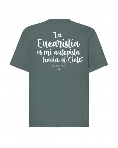 Oversize teal EUCARISTIA
