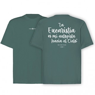 Oversize teal EUCARISTIA