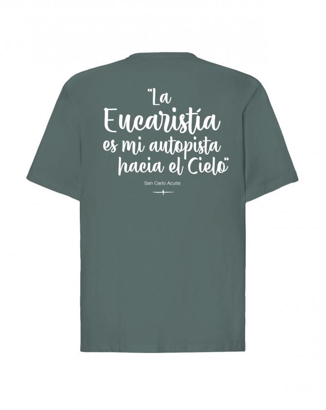 Oversize teal EUCARISTIA