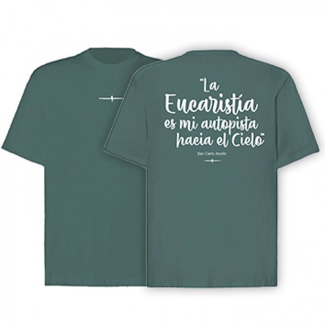 Oversize teal EUCARISTIA