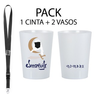 Pack 2 vasos con cinta "Almoravids"