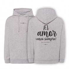 Sudadera ash melange AMOR