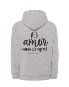 Sudadera ash melange AMOR