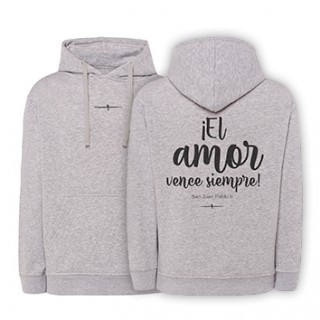 Sudadera ash melange AMOR