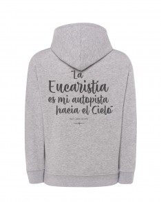 Sudadera ash melange EUCARISTIA