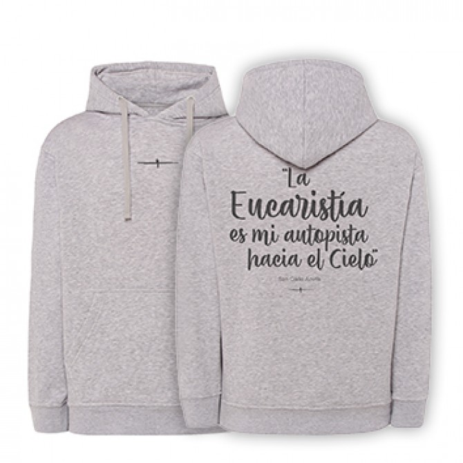 Sudadera ash melange EUCARISTIA