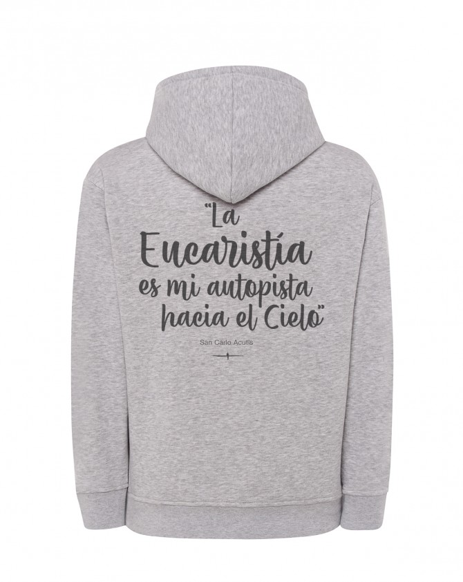Sudadera ash melange EUCARISTIA