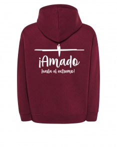 Sudadera burgundy AMADO
