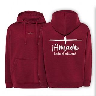 Sudadera burgundy AMADO