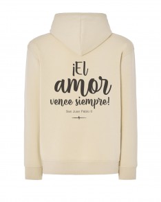 Sudadera butter cream AMOR